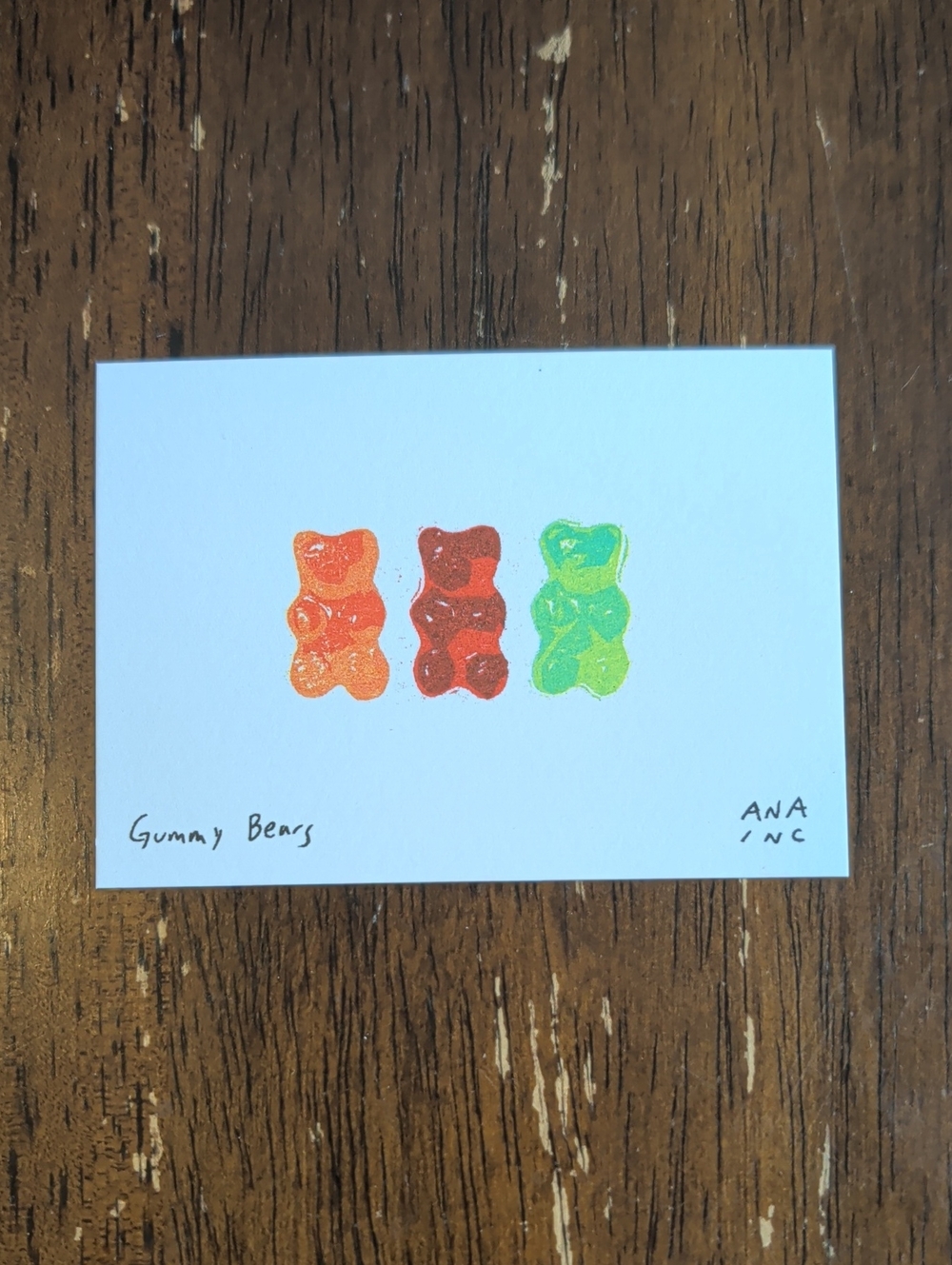 Inciardi Maine Mini Print Gummy Bears